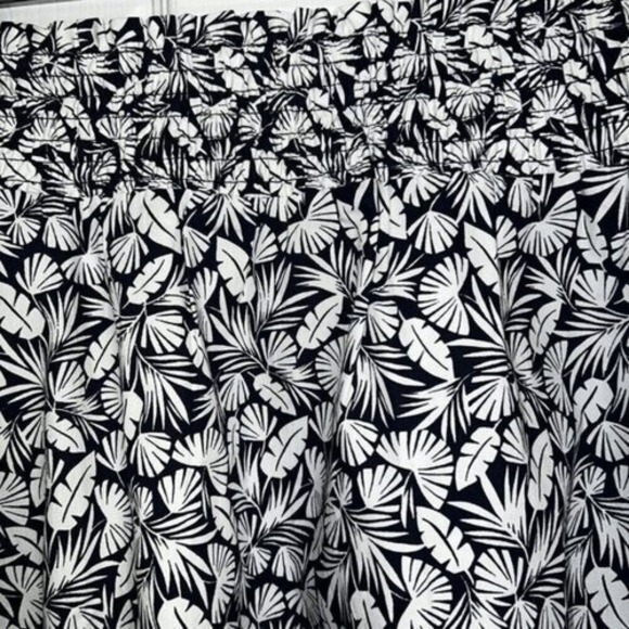 BODEN Navy/White Hawaiian Leaf Foliage Mini Skirt Cotton NWT Size 10 - Picture 6 of 7